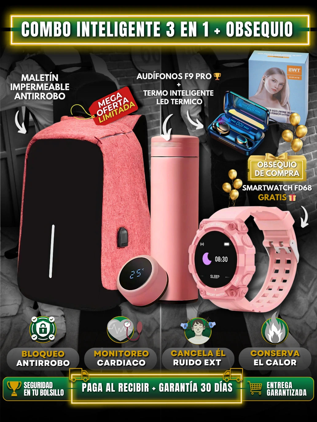 COMBO INTELIGENTE 3 EN 1 + SMART OBSEQUIO 🎁