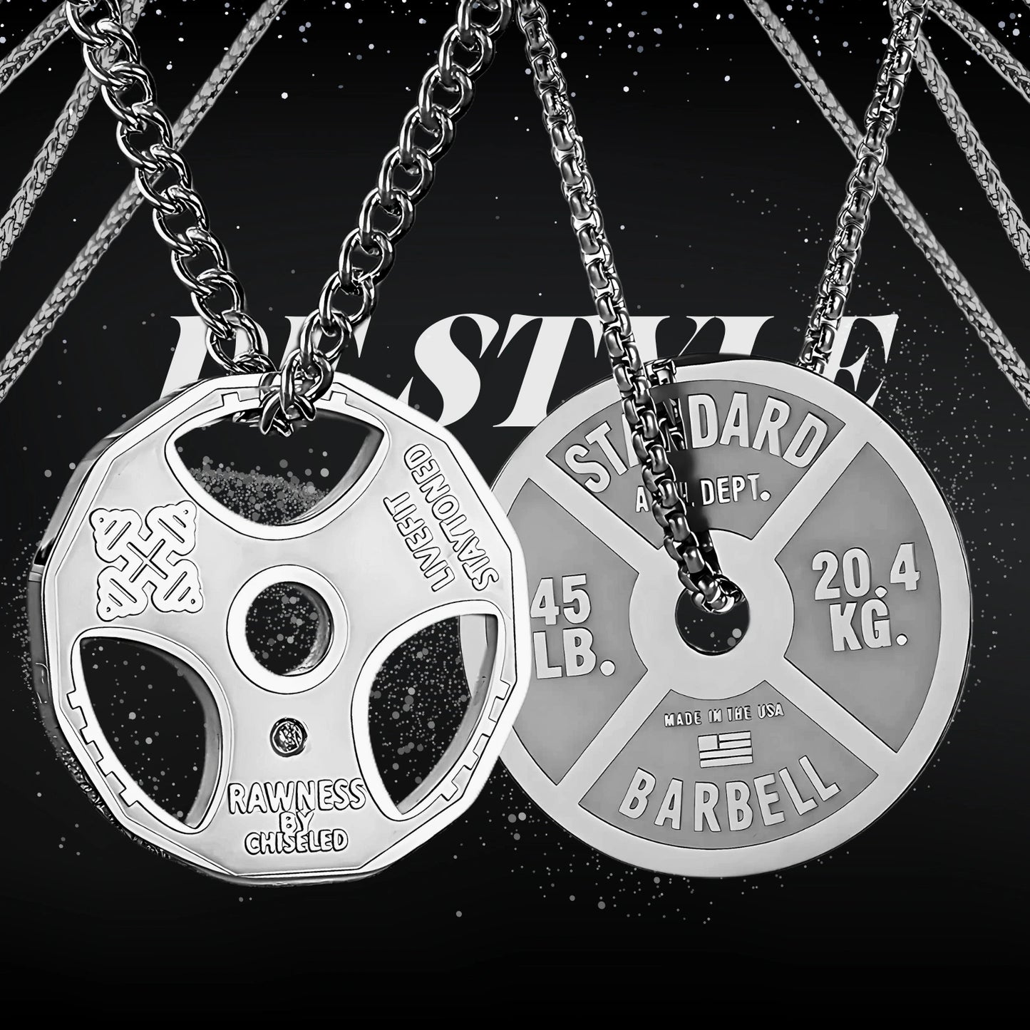 COLLAR FITNESS TITANIO