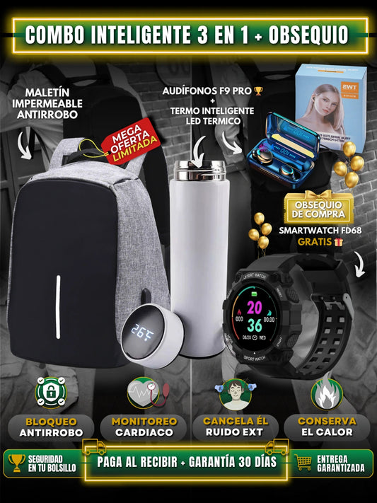 COMBO INTELIGENTE 3 EN 1 + SMART OBSEQUIO 🎁