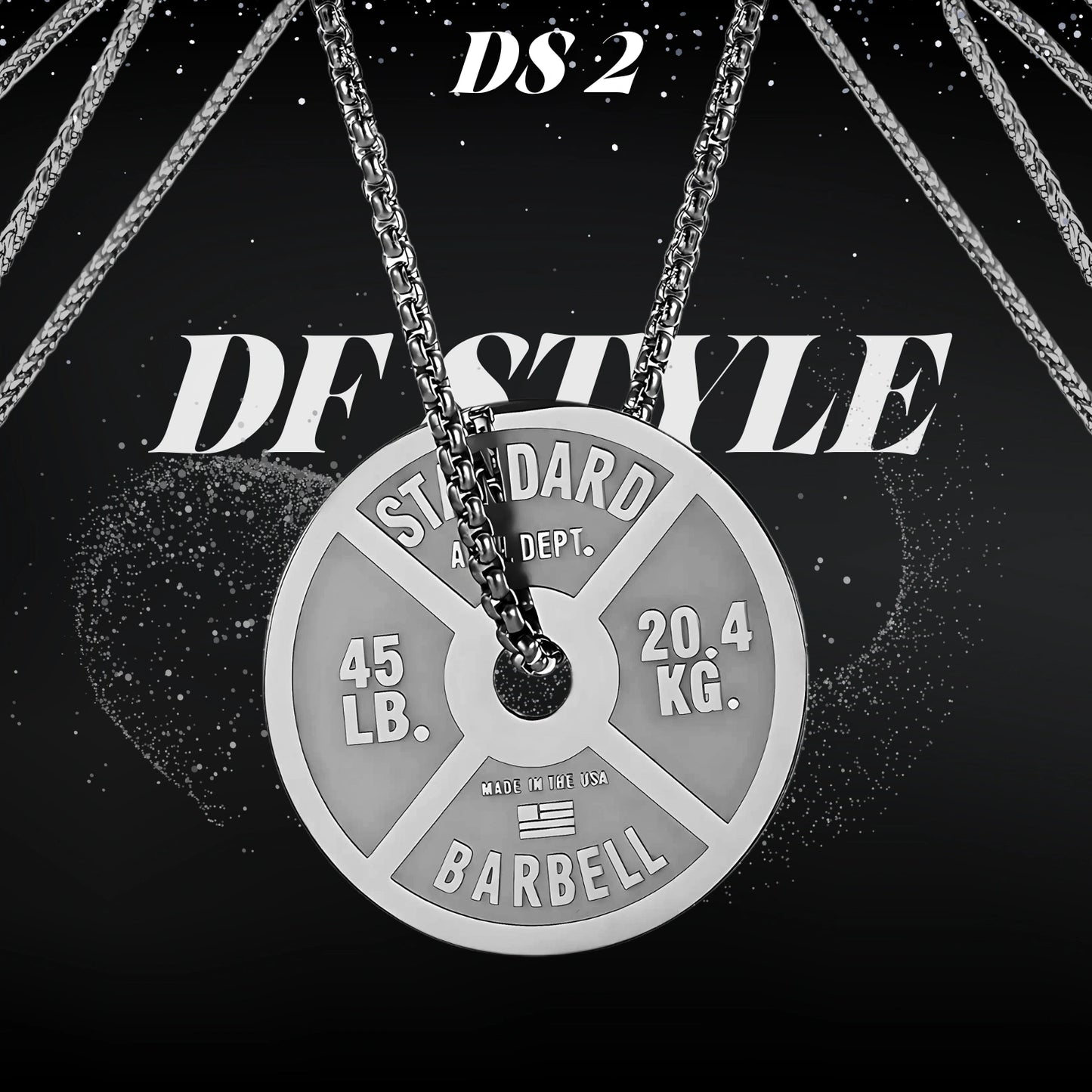 COLLAR FITNESS TITANIO